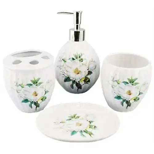 Jg Banheiro Porcelana C 4 Rf2066