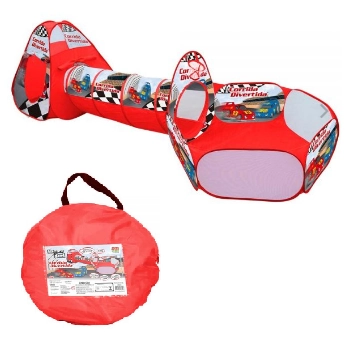 Brinquedo Infantil Barraca 3 Em 1 Corrida Divertida Dm Toys