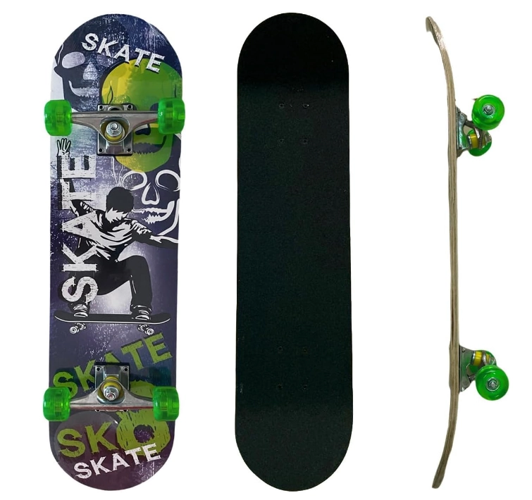 Skate Caveira Dm Toys