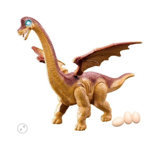 Dinossauro C/2 Ovinhos C/luz E Som Ref.dmt6421