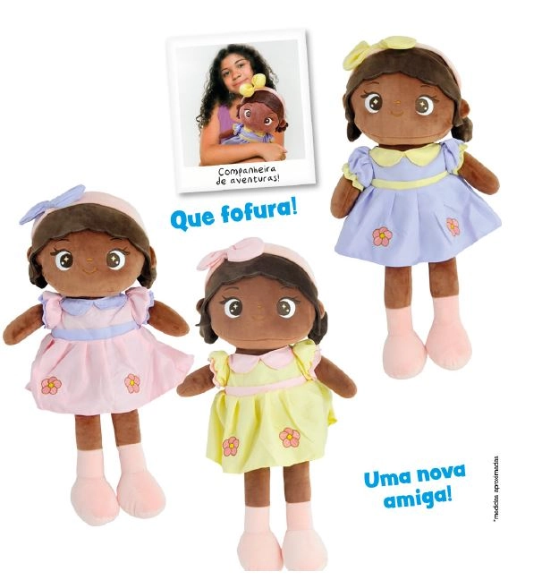 Pelucia Amigos Do Coracao Boneca Lala Dm Brasil
