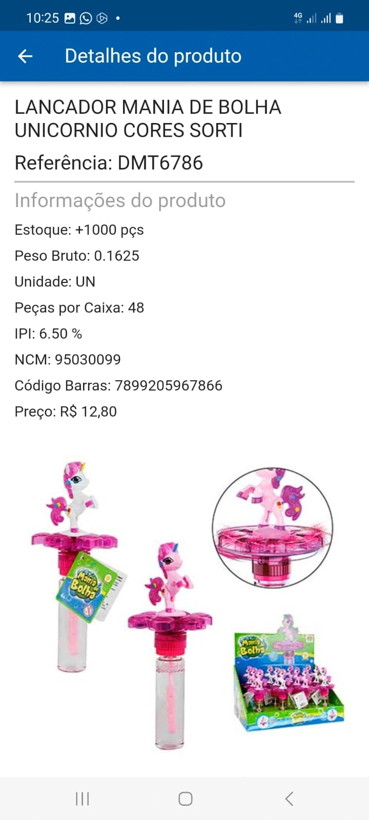 Lancador Mania De Bolha Unicor