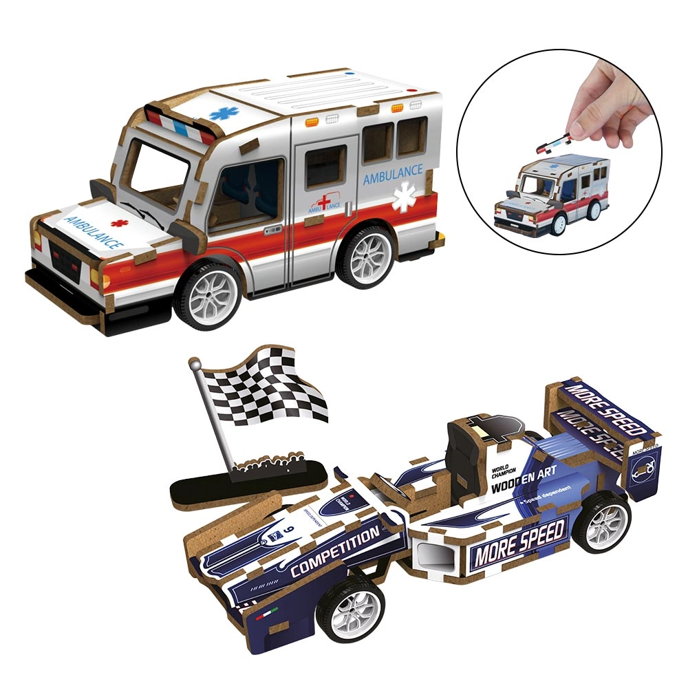 Monte E Brinque 3d Mini Ambulancia Dmt7125