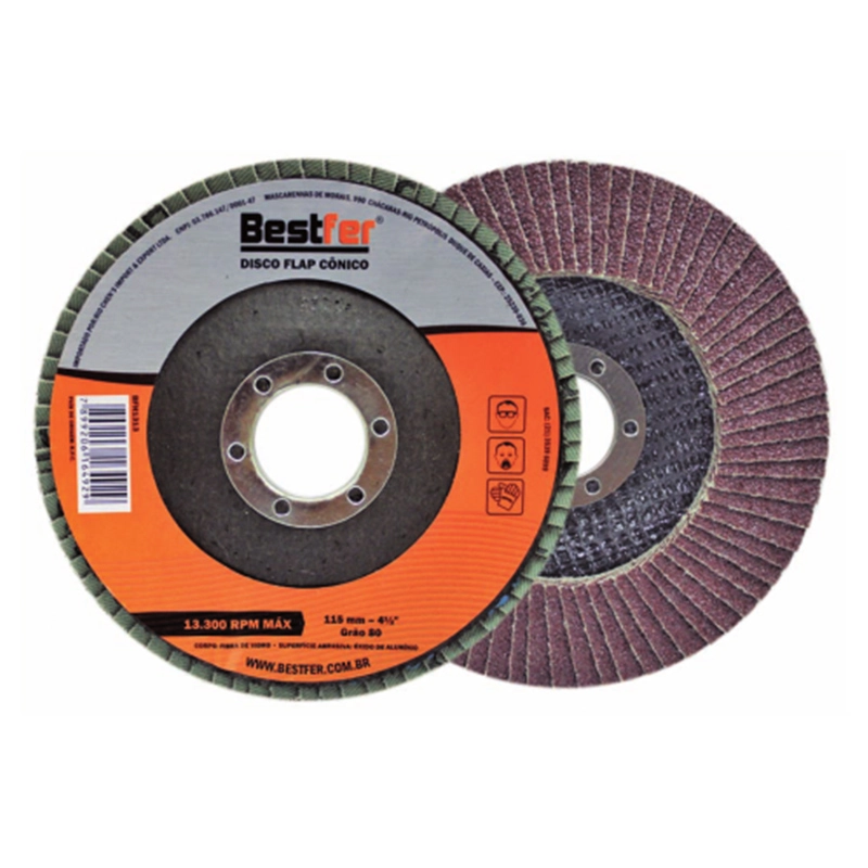 Disco Flap Conico 4 1 2pol Grao 60 Bfh1312 Bestfer
