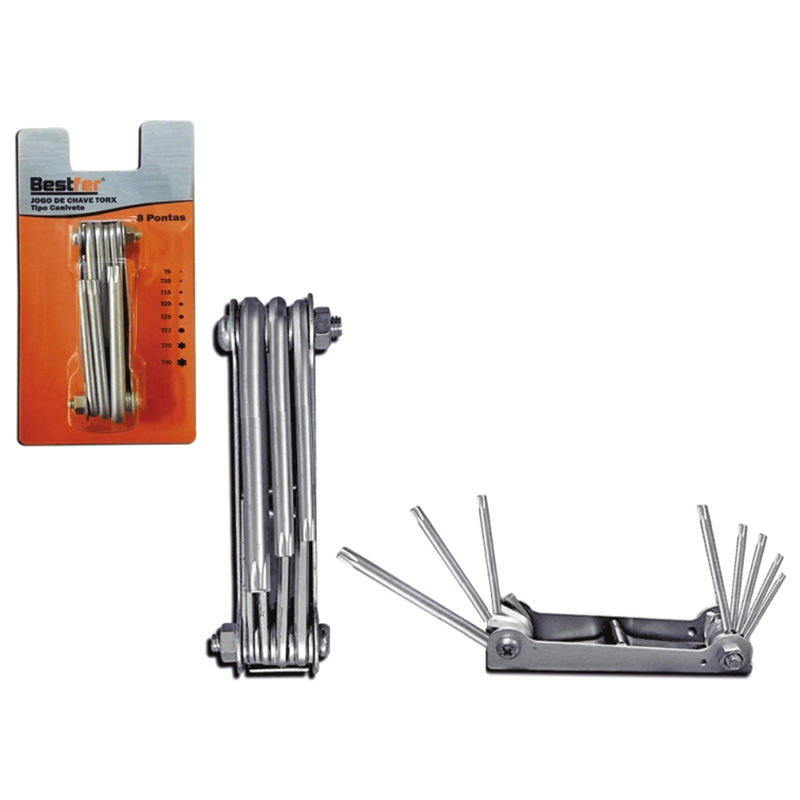 Chave Tork Canivete Bestfer 8pcs