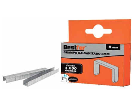 Grampo Galvanizado 106 8 1000pcs Bfh1773 Bestfer