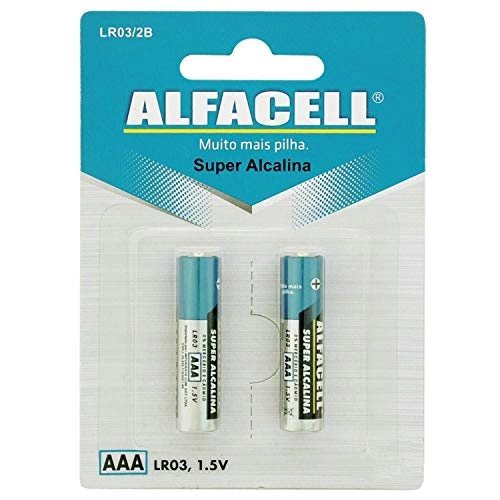 Pilha Alfacell Alcalina Aaa C/2