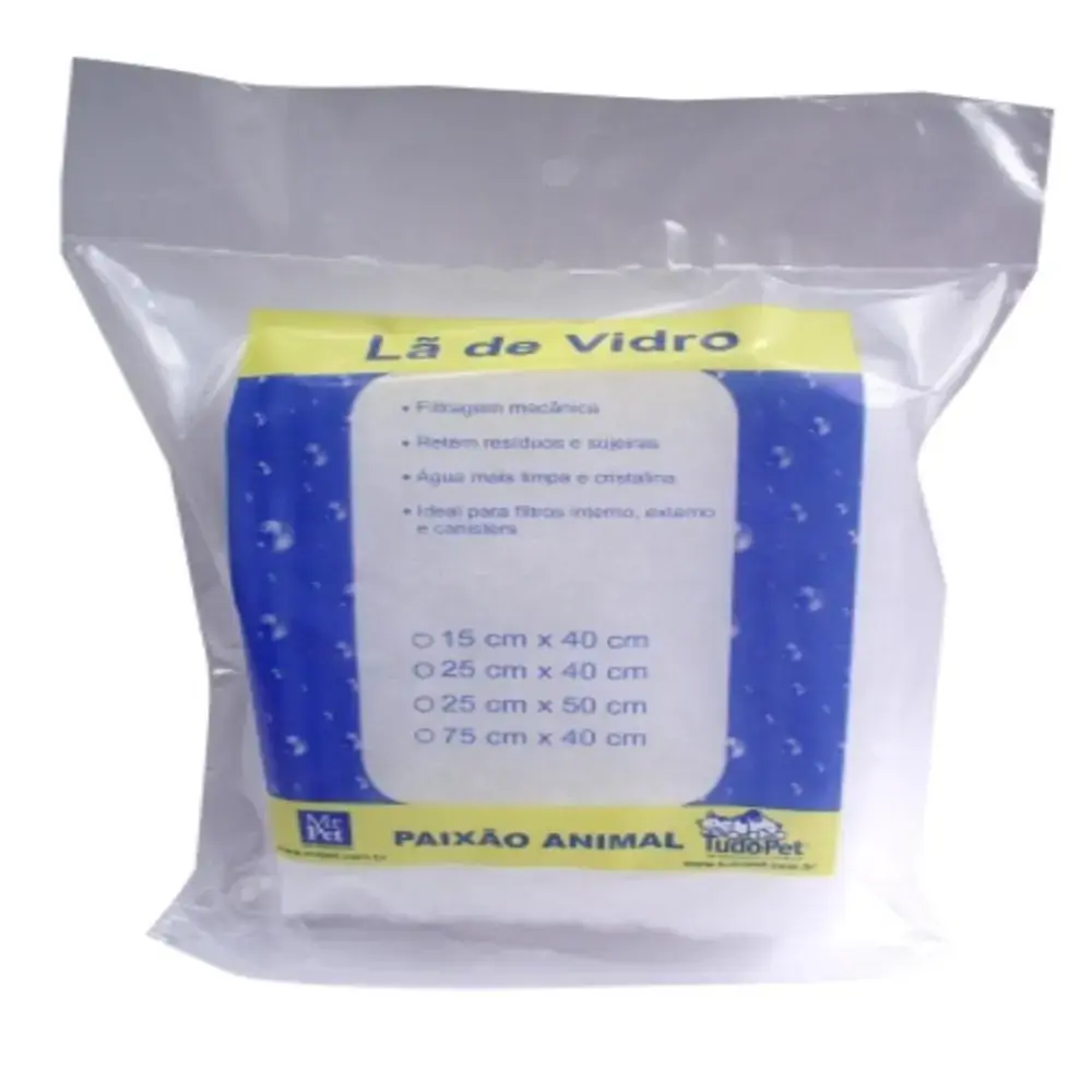 Lã De Vidro Para Aquários 25x40cm Still Pet