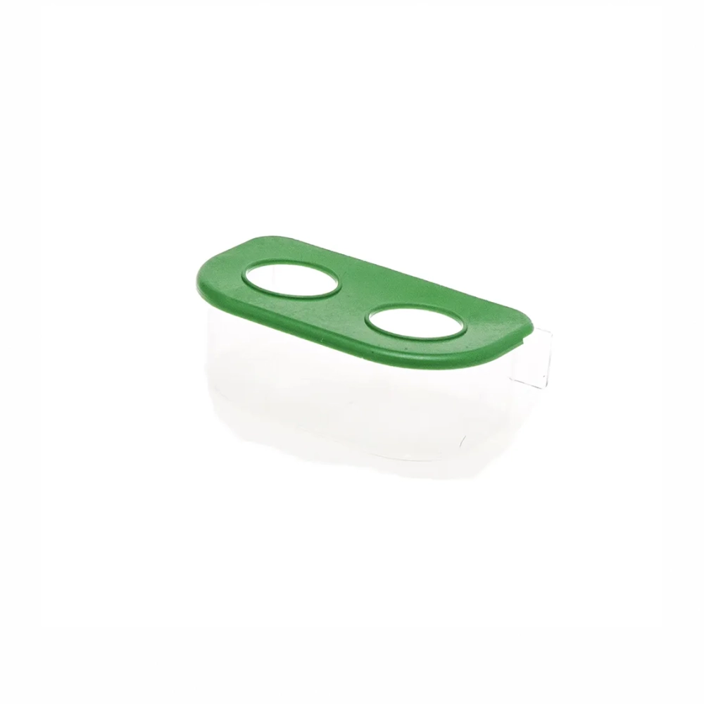 Comed.oval Grande C/gancho 2 Furos Verde