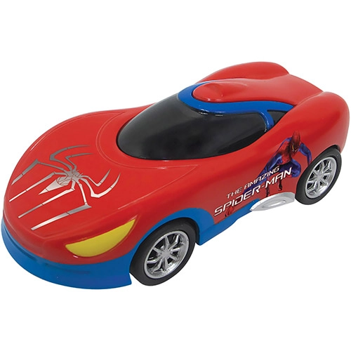 Carro Homem Aranha Roda Livre Escala 1:10 Vermelho Yellow