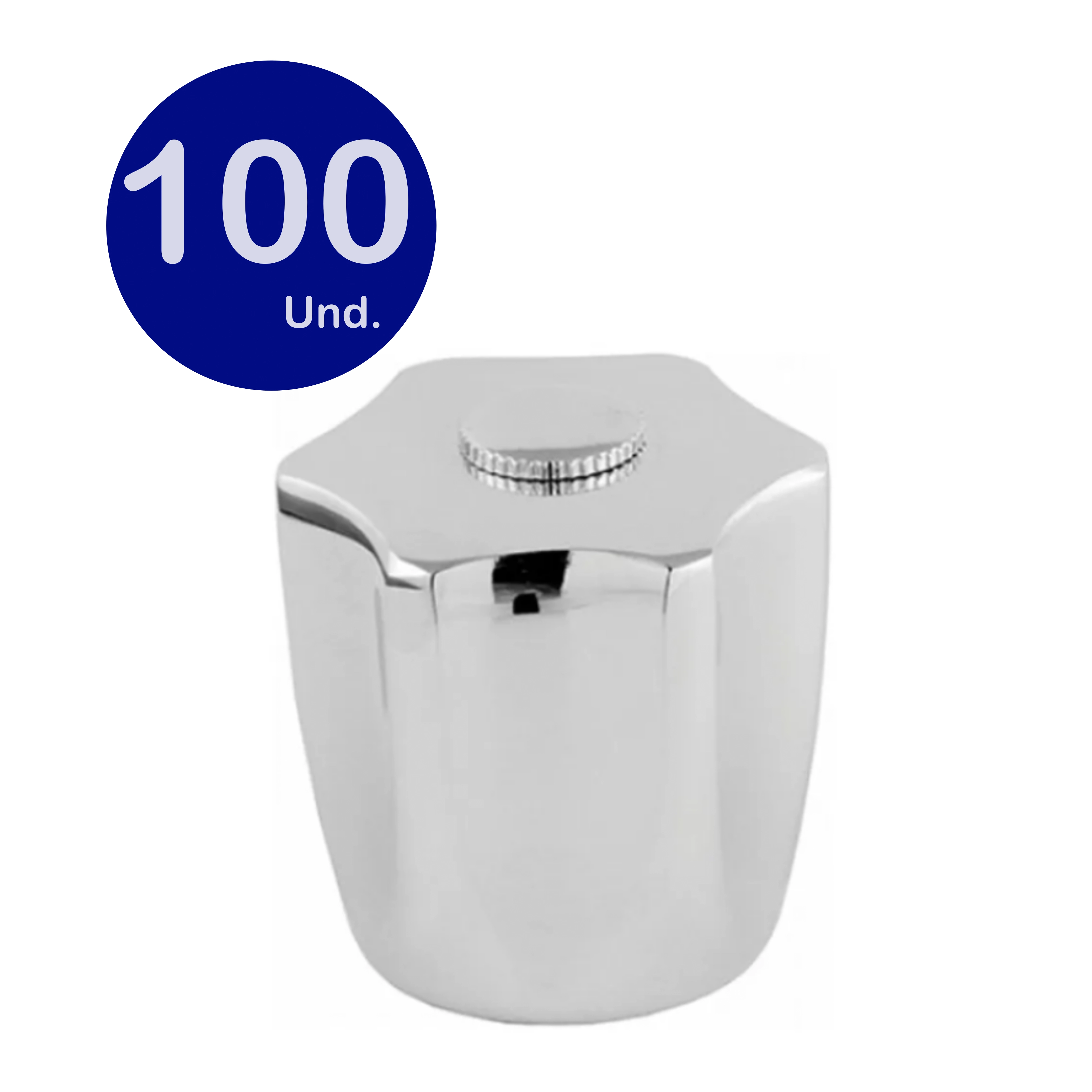 Kit  100 Unidades Volante Para Torneira Padrão Deca 16 Estrias Mod. C50