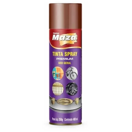 Tinta Spray Uso Geral Maza Marrom 400ml