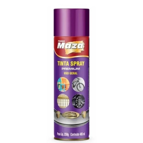 Tinta Spray Uso Geral Roxo 400ml Maza