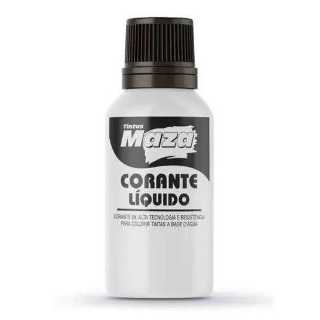 Corante Líquido Preto Bisnaga 50ml Maza