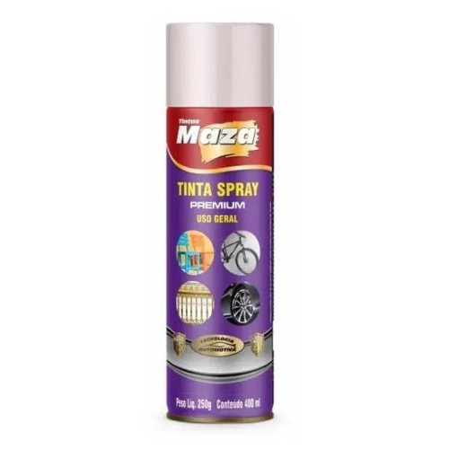 Tinta Spray Uso Geral Cor Bege Brastemp 400ml Maza