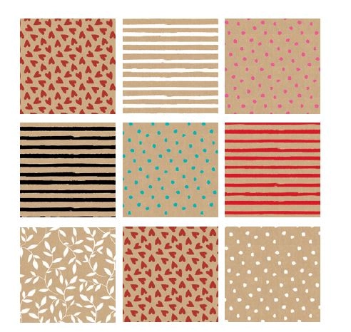 Papel Presente Em Folha 70cmx100cm Cromus Kraft Sortido
