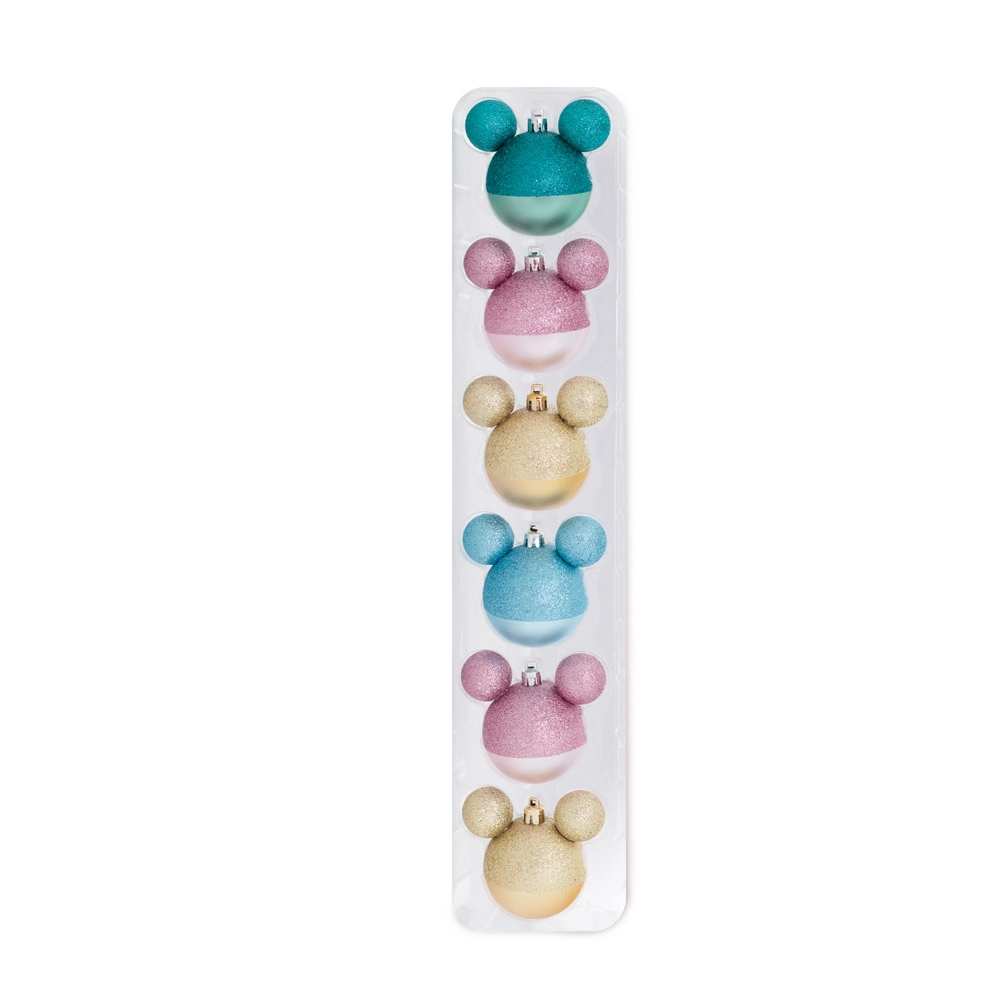 Bola Cromus Glitter 6vrds De Cor 6cm Disney C/6pc