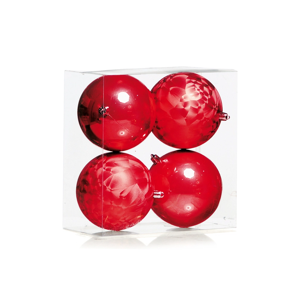 Bola Brilho E Texturizada Vrm 10cm C/4