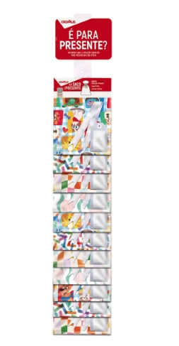 Kit Presente Saco Laco Pronto Cartao De/para 35cmx54cm Cromus Infantil/juvenil