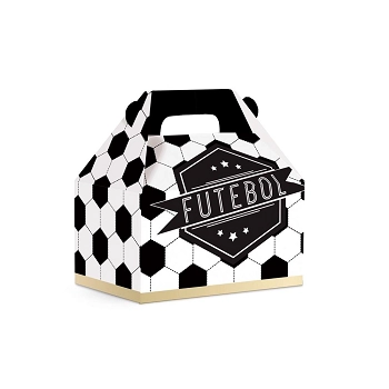 Cx Maleta Kids Futebol Preto Bco Cod 230