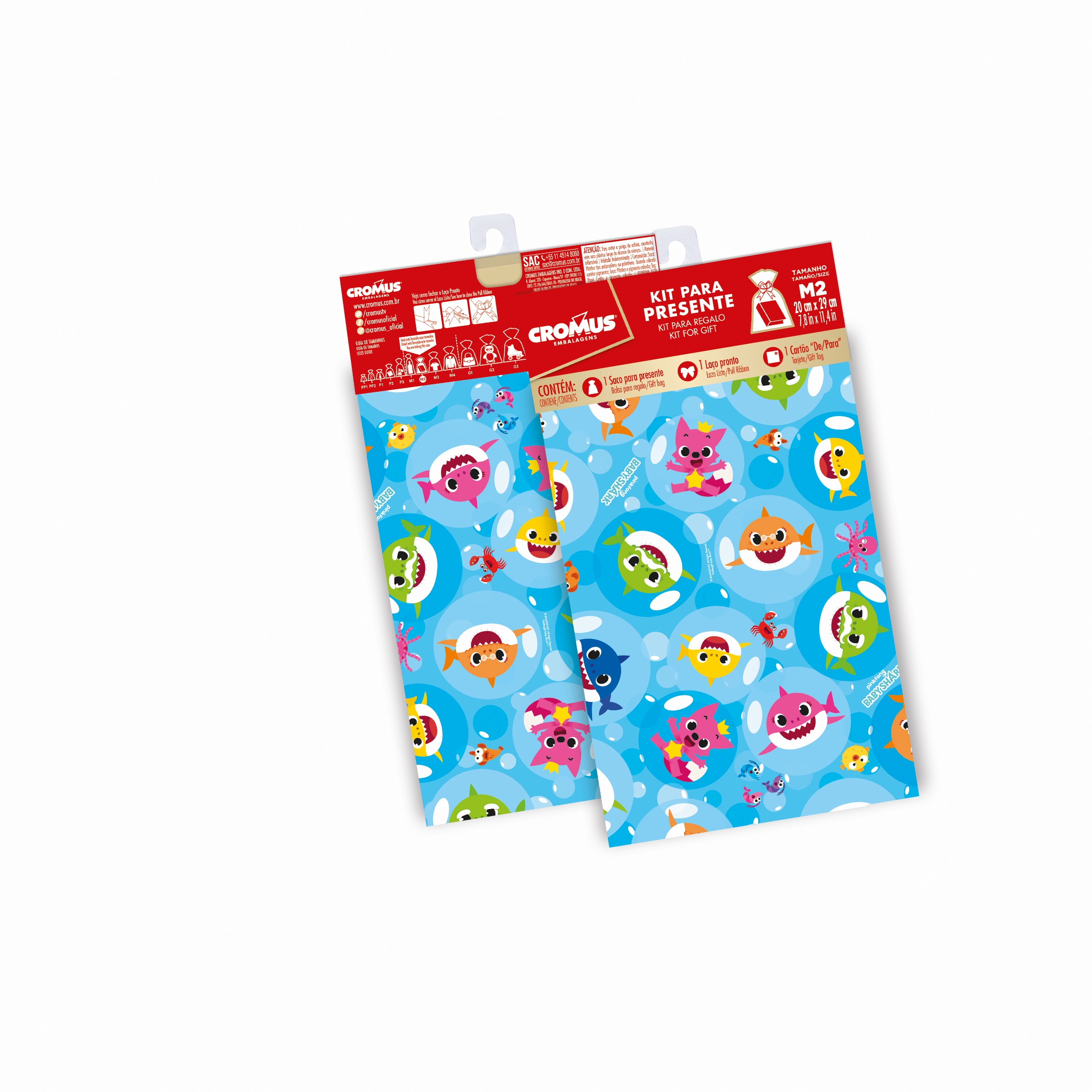 Kit Auto Serv Cromus C/1unid 89x120 Baby Shark