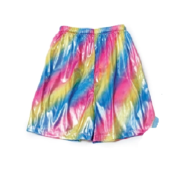 Short Tecido Adulto Arco Iris Cromus