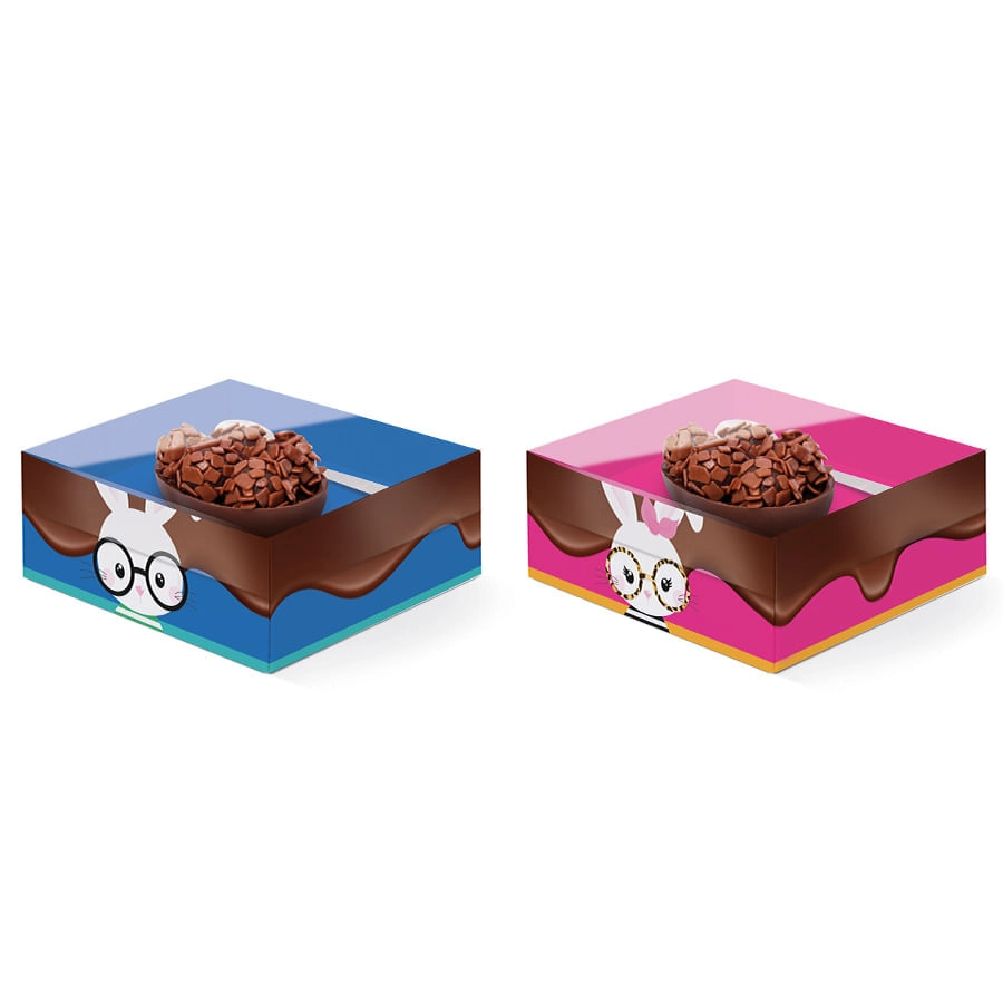 Cx 1 Meio Ovo New P Comp Pascoa Mini 50g C6 Un Cromus