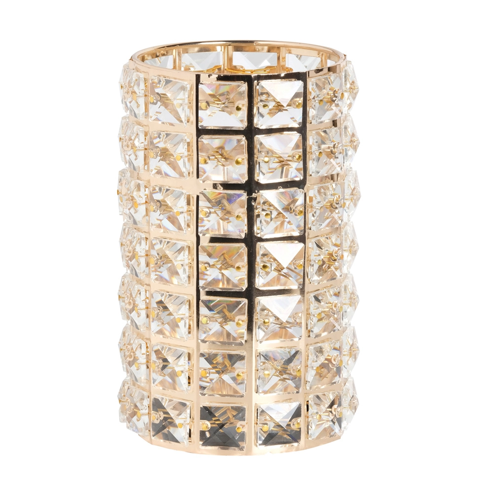 Porta Vela Metal Cristais Redondo Our G 3aa Bublle