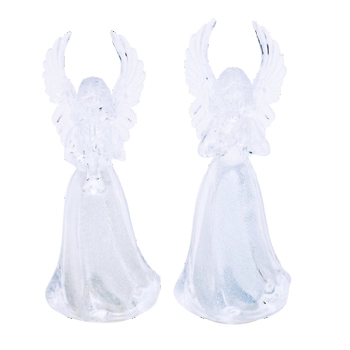 Presepio Anjo Incolor Led Luz Branca 11x5x5cm