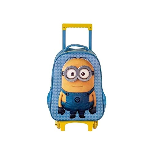 Mochila Infantil Com Rodinhas Média Meu Malvado Favorito 2 Dave Xeryus