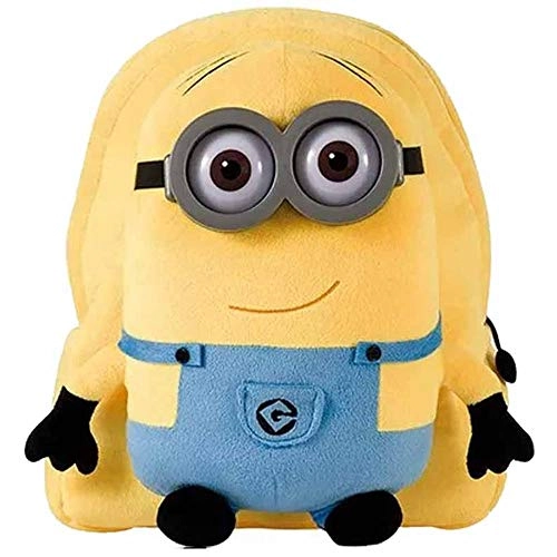 Mochila Infantil Média Minion Plush Amarelo Xeryus