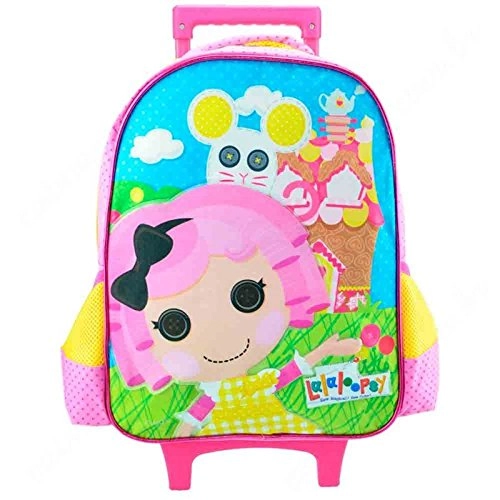 Mochila Infantil Com Rodinhas Grande Lallaloopsy Sugar Cookie Xeryus