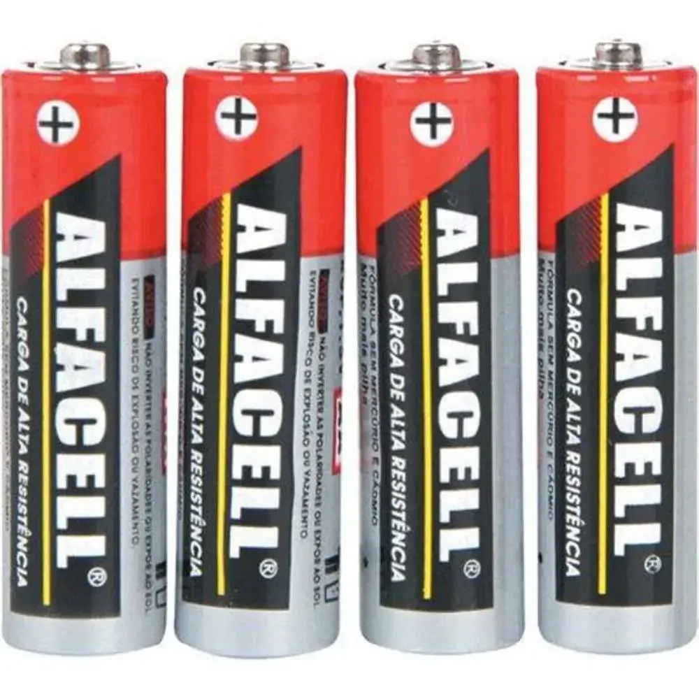 Pilha Palito C/4 Alfacell