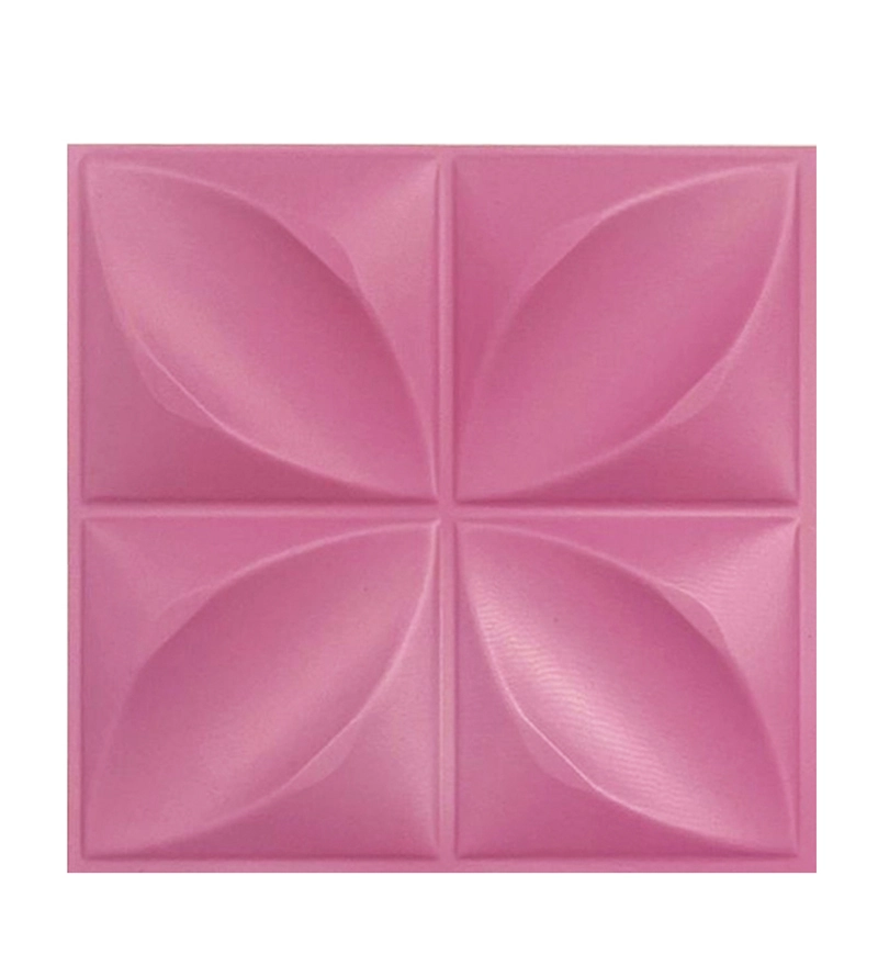 40 Placas Decorativas Revestimento De Parede Pvc 3d - Pétalas Rosa