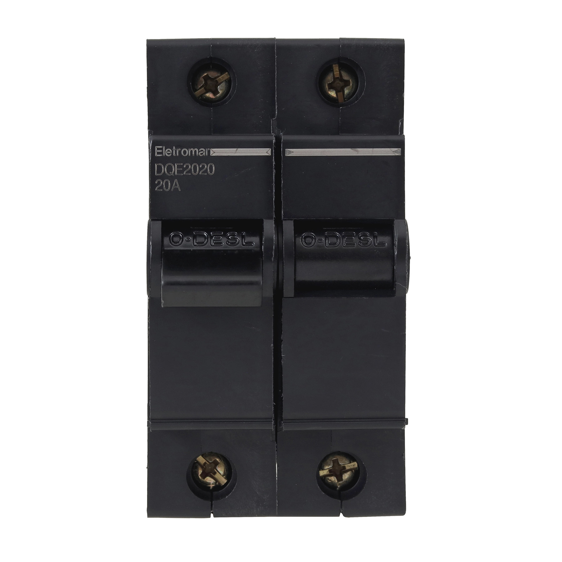 Disjuntor Nema Bipolar 220v a 380v 20A DQE2020 Eletromar