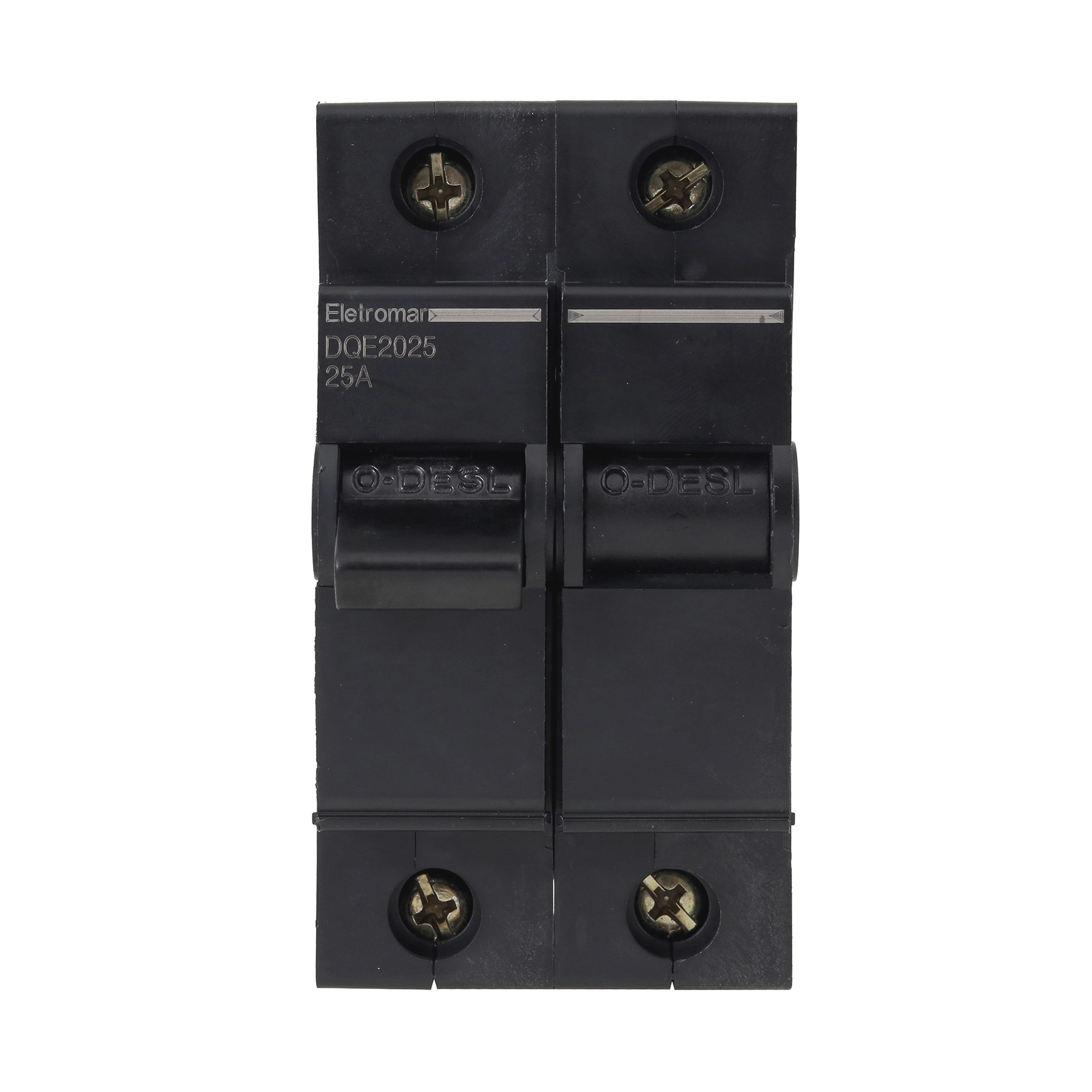 Disjuntor Nema Bipolar 220v a 380v 25A DQE2025 Eletromar