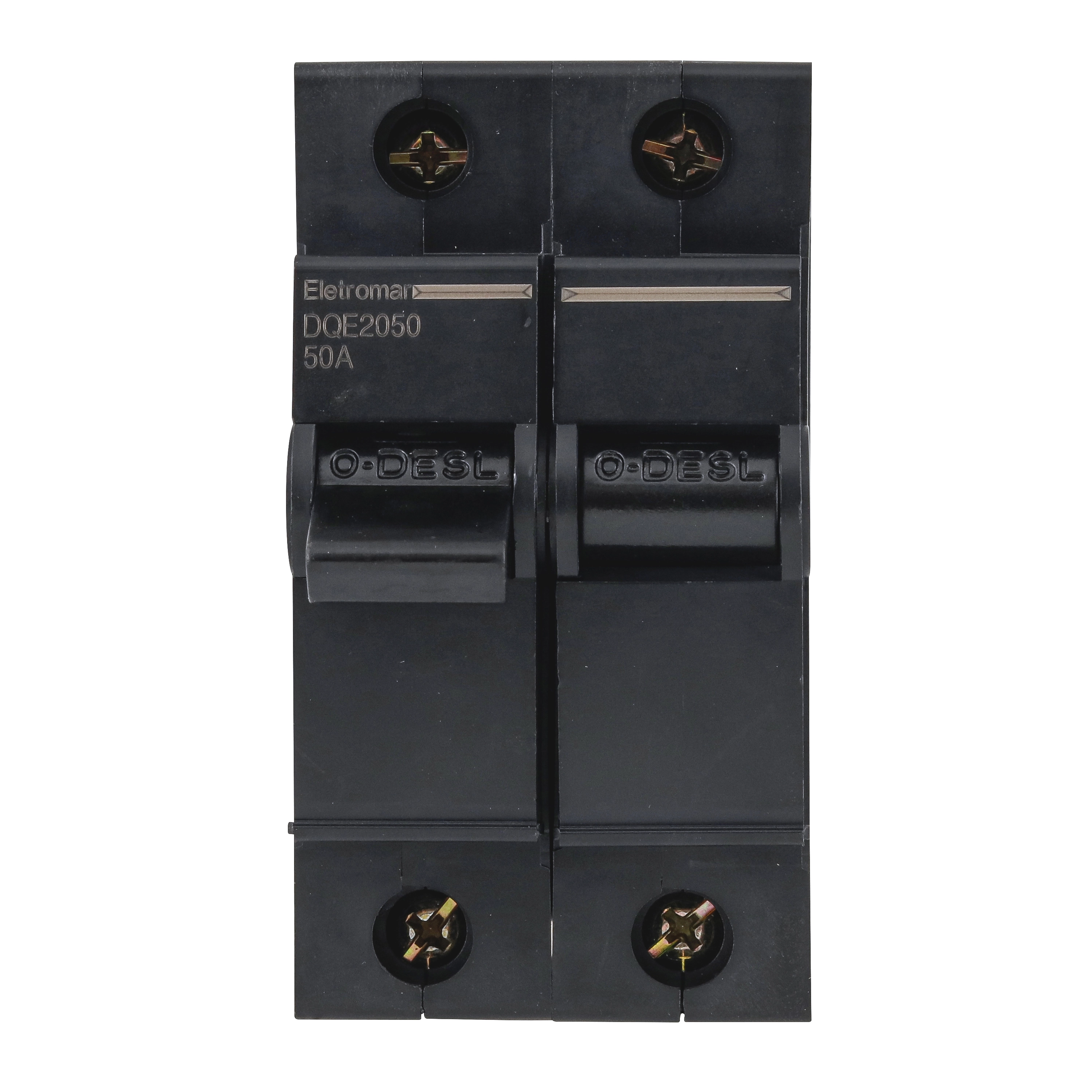 Disjuntor Nema Bipolar 220v a 380v 50A DQE2050 Eletromar