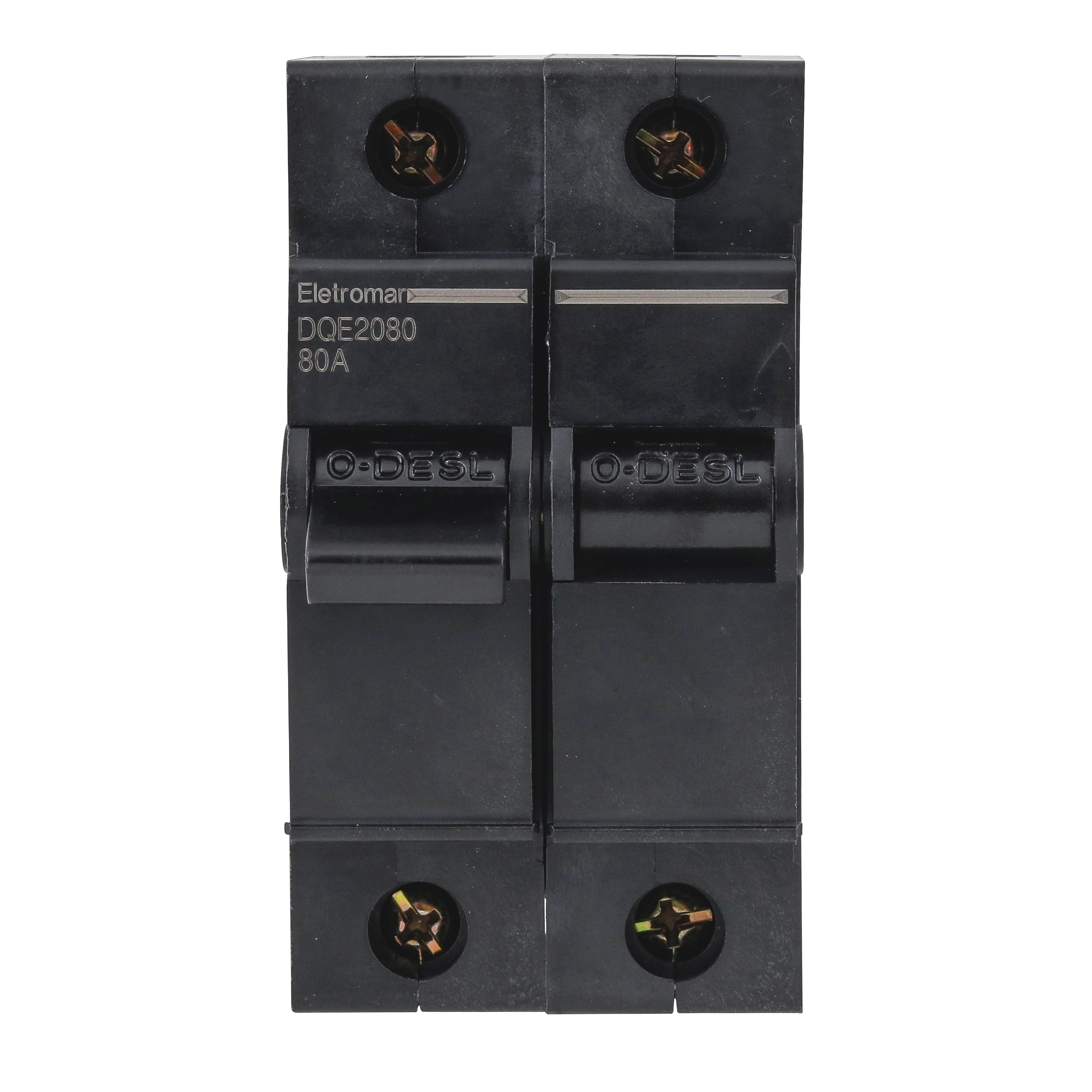 Disjuntor Nema Bipolar 220v a 380v 80A DQE2080 Eletromar