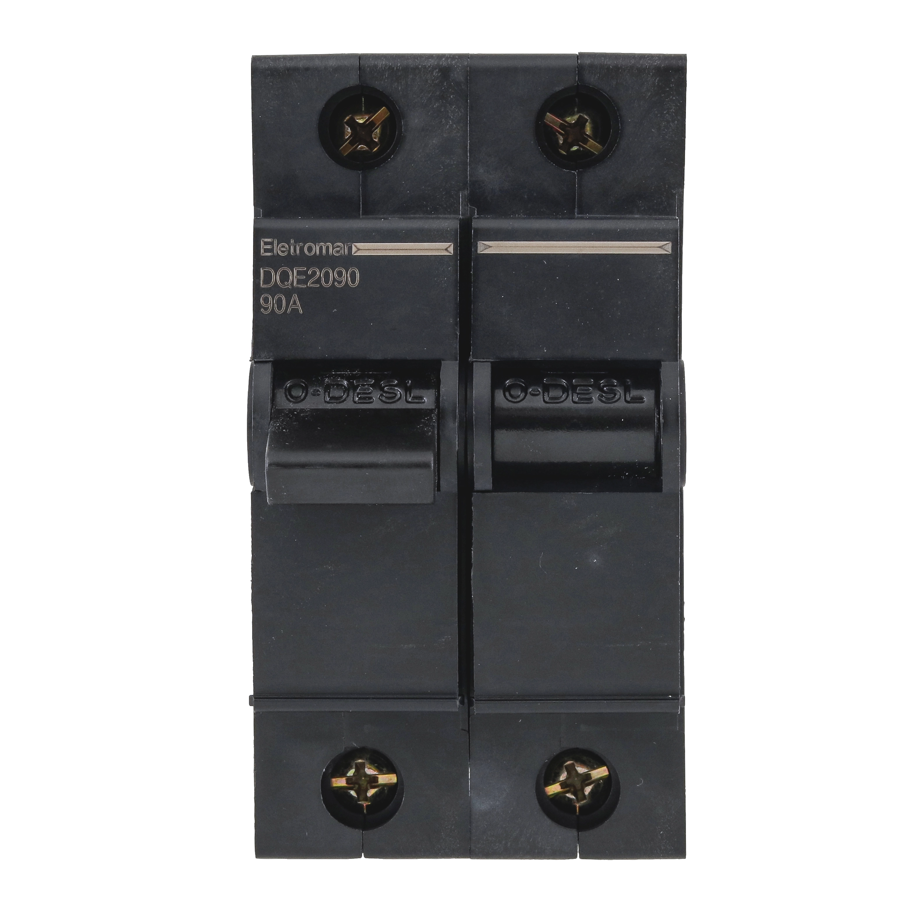 Disjuntor Nema Bipolar 220v a 380v 90A DQE2090 Eletromar