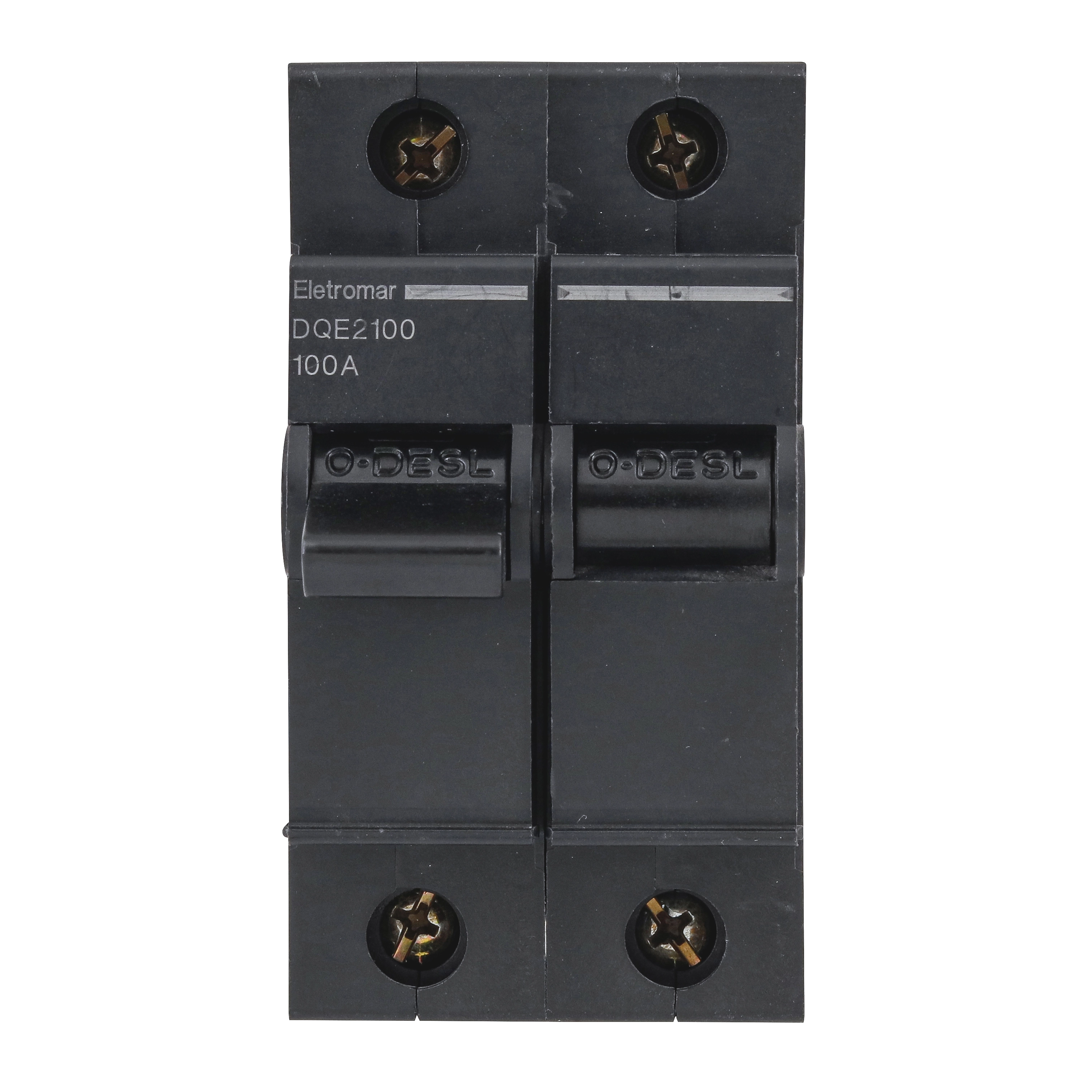 Disjuntor Nema Bipolar 220v a 380v 100A DQE2100 Eletromar
