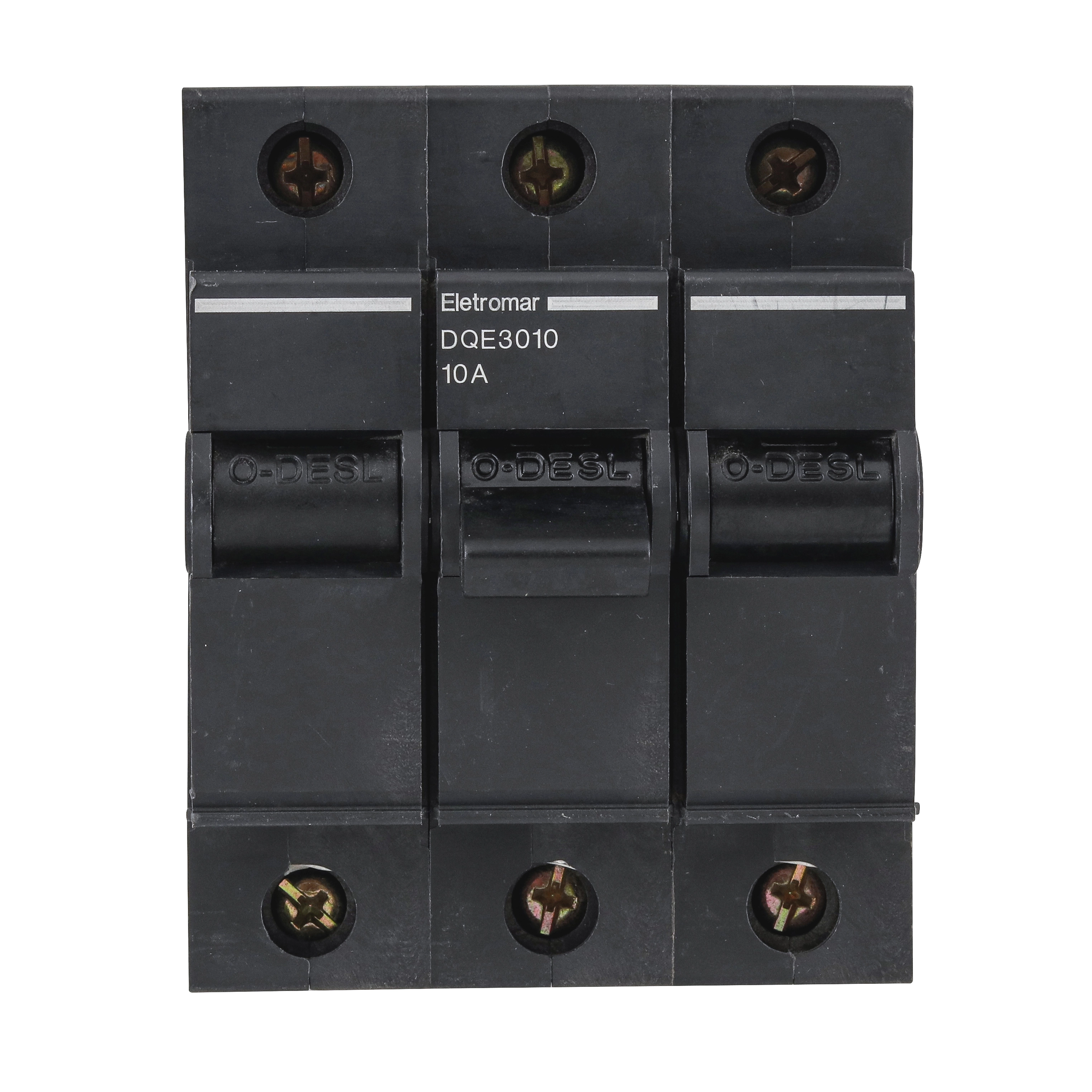 Disjuntor Nema Tripolar 220v a 380v 10A DQE3010 Eletromar