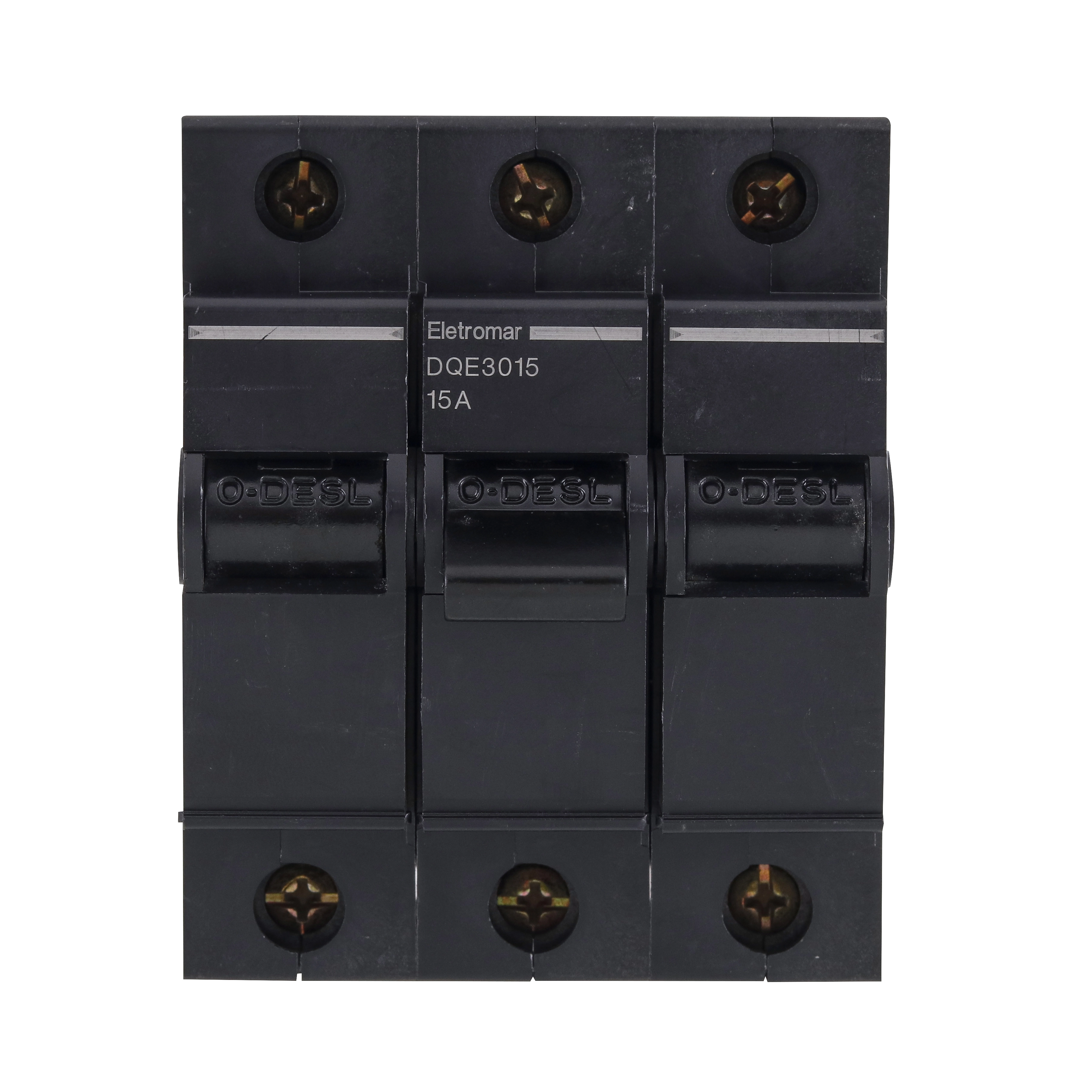 Disjuntor Nema Tripolar 220v a 380v 15A DQE3015 Eletromar