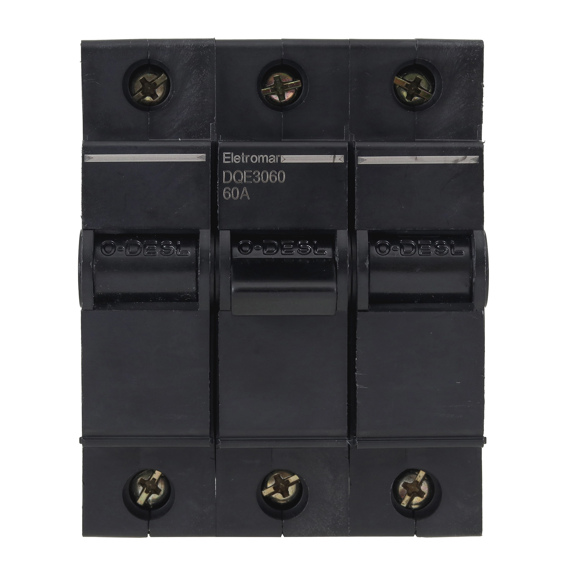 Disjuntor Nema Tripolar 220v a 380v 60A DQE3060 Eletromar