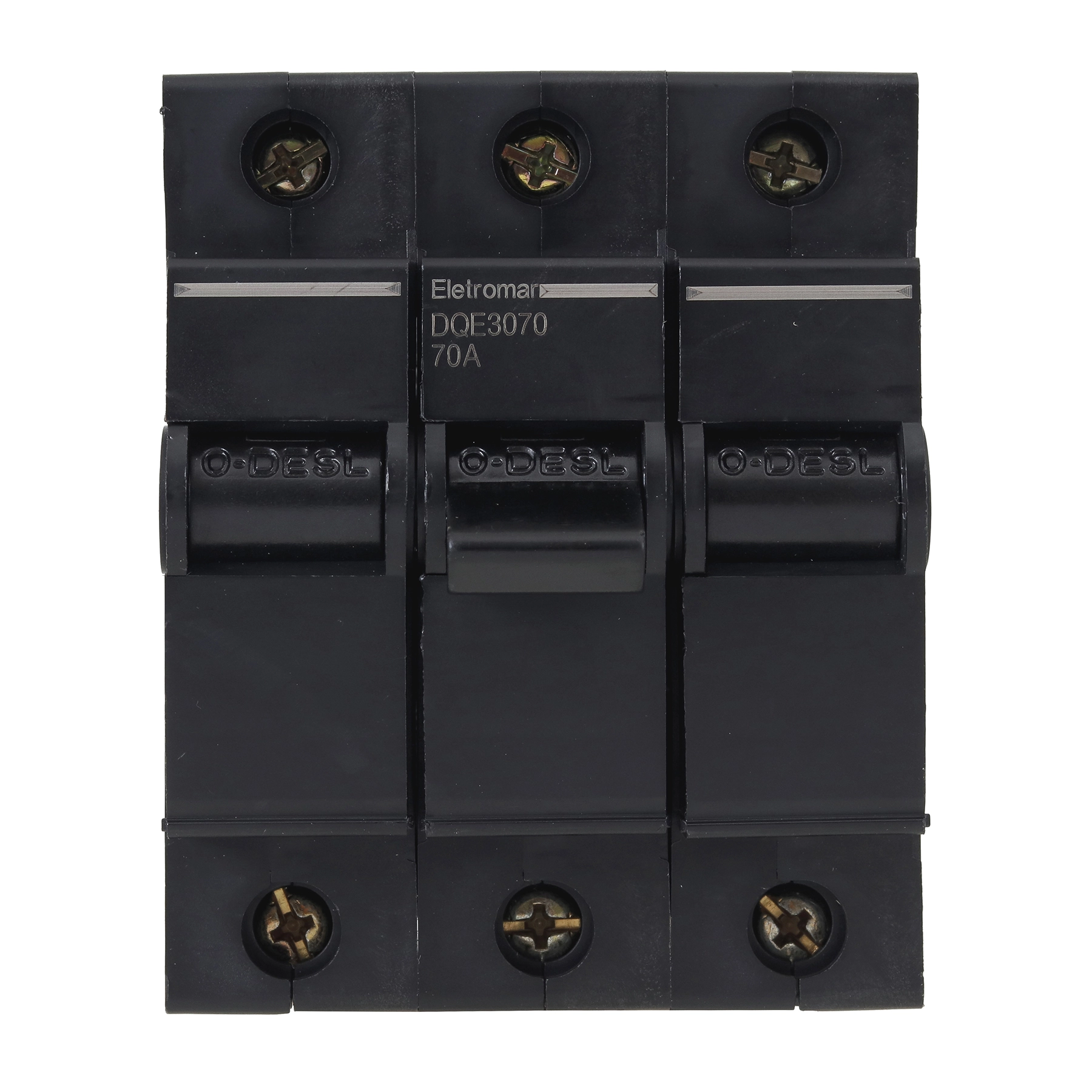 Disjuntor Nema Tripolar 220v a 380v 70A DQE3070 Eletromar