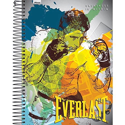 Caderno Universitario Everlast 96fls 1x1
