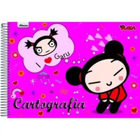 Cartografia Espiral Dura Foroni Pucca 96 Folhas
