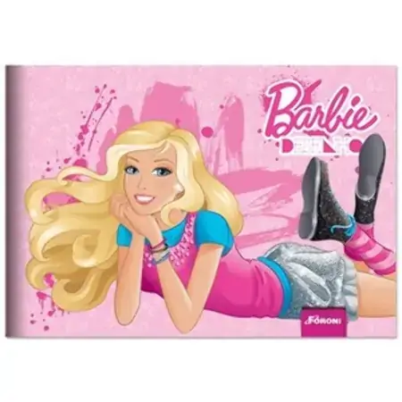 Desenho 1/4 Brochura Dura Foroni Barbie 1 Matérias 48 Folhas