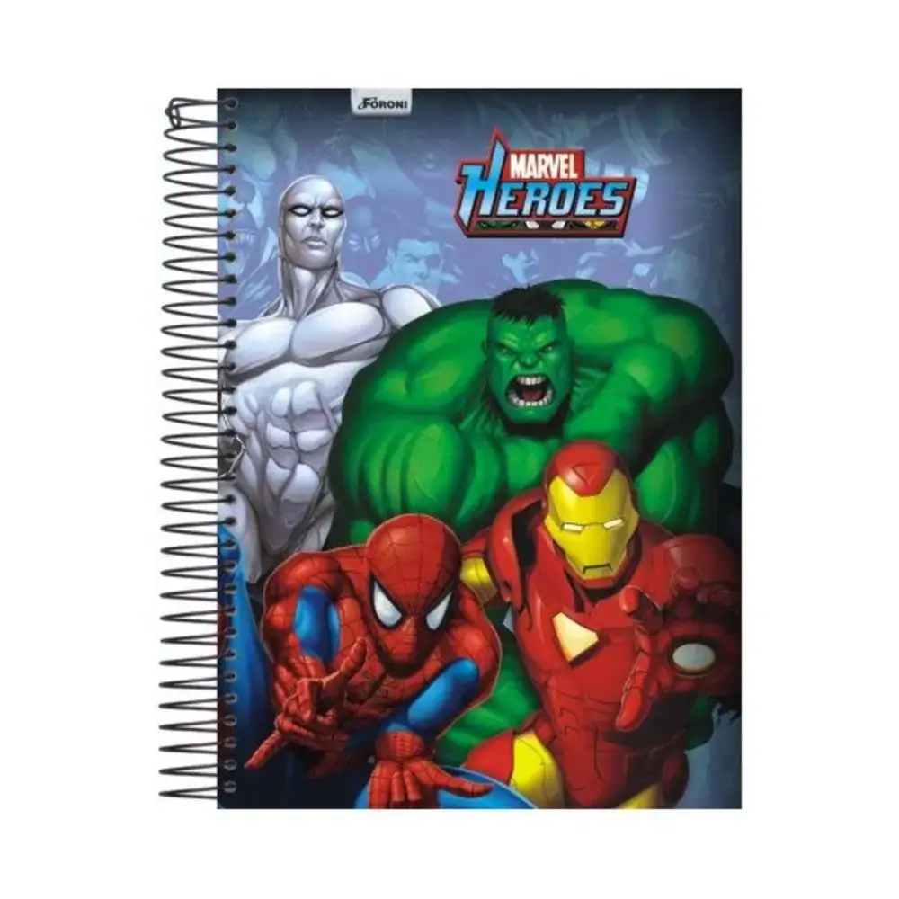 Caderno Univ Cd Heroes 10 Mat