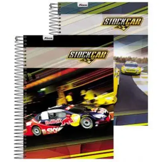 Caderno Universitario Stock Car 96 Folhas 455g Foroni
