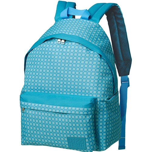 Mochila De Costas Foroni Urban Estampado Em Poliéster Azul